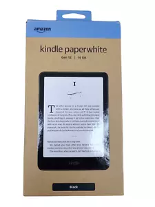 Amazon Kindle Paperwhite 12th Generation 7 inch 16 GB in Black - Picture 1 of 4