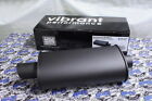 Vibrant Performance Black Stealth Muffler Single 2.5" Inlet / 3" Outlet - 1146