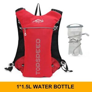 Running Backpack Hydration Vest Marathon Lightweight 5L Bicycle 1.5-2L Water Bag