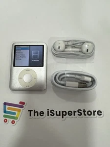 Reproductor multimedia MP3 Apple iPod Nano A1236 plateado 3ª generación 8 GB ¡Gran batería! - Imagen 1 de 5