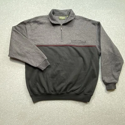 Sudadera Norm Thompson Cuarto Cremallera Para Hombre Talla XL Pullover Bolsillo en el Pecho Foto 1 de 4