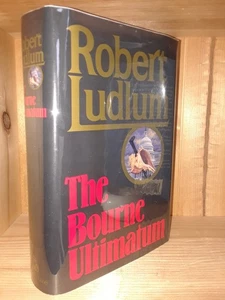 The Bourne Ultimatum signed by Robert Ludlum, 1st US ed, 1st printing - Picture 1 of 5