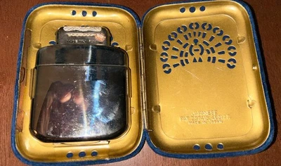 Vintage Peacock Pocket Hand Warmer + Hard Case Made in Japan NICE! - Image 1 of 4