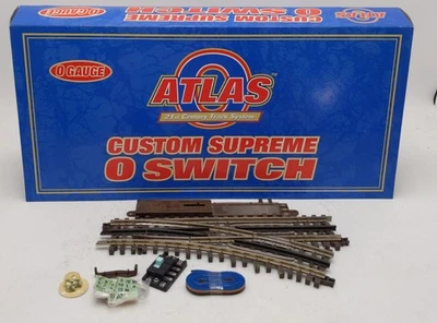 Atlas 6076 O Nickel Silver O-36 Right Hand Remote Switch Turnout EX/Box - Image 1 of 4