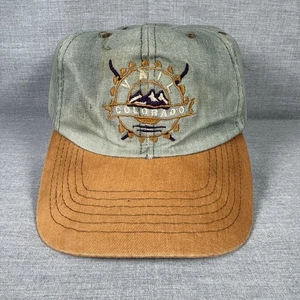 Vintage Vail Colorado SCI Ski Country Imports Hat Cap Rustic Outdoor 80s 90s - Picture 1 of 9