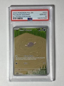 PSA 10 Pokemon Paldean Wooper Paldea Evolved Illustration Rare 221 Gem Mint - Picture 1 of 2
