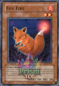 1st Ed Fox Fire SD3-EN013 Yugioh - Picture 1 of 1