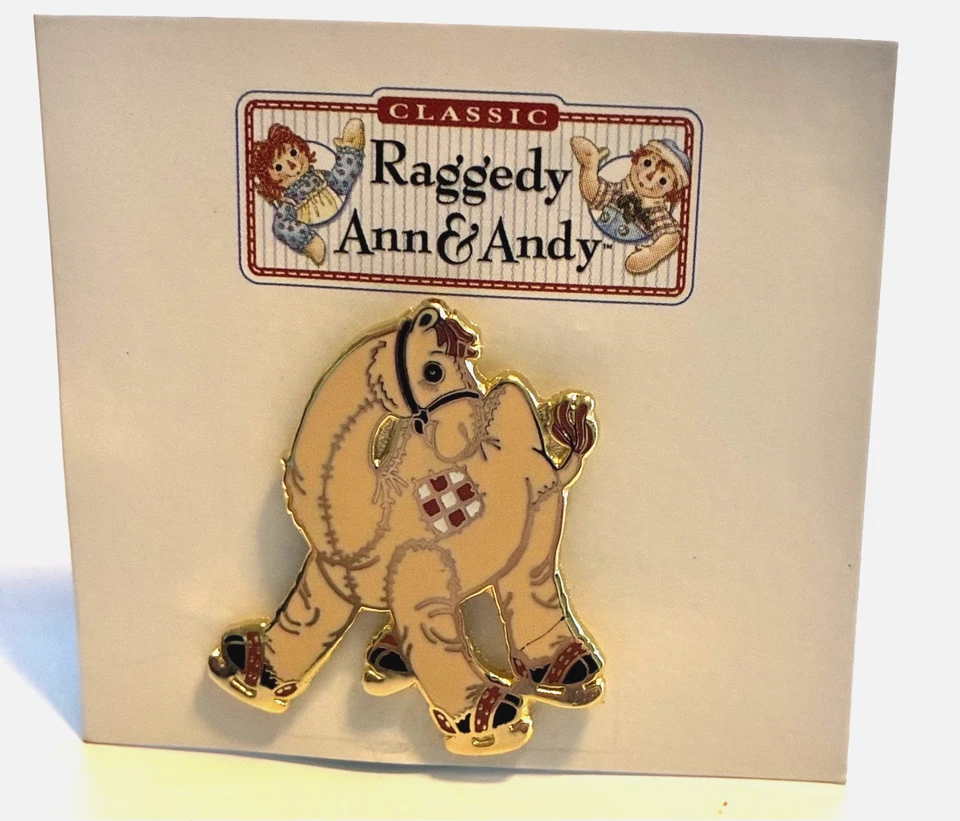 Vintage Raggedy Ann & Andy “Camel with the Wrinkled Knees” Enamel Pin - Classic - Image 1 of 3