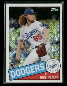 Dustin May 2020 Topps #85C-19 1985 Topps Chrome Silver Pack Promotion Dodgers - Picture 1 of 2