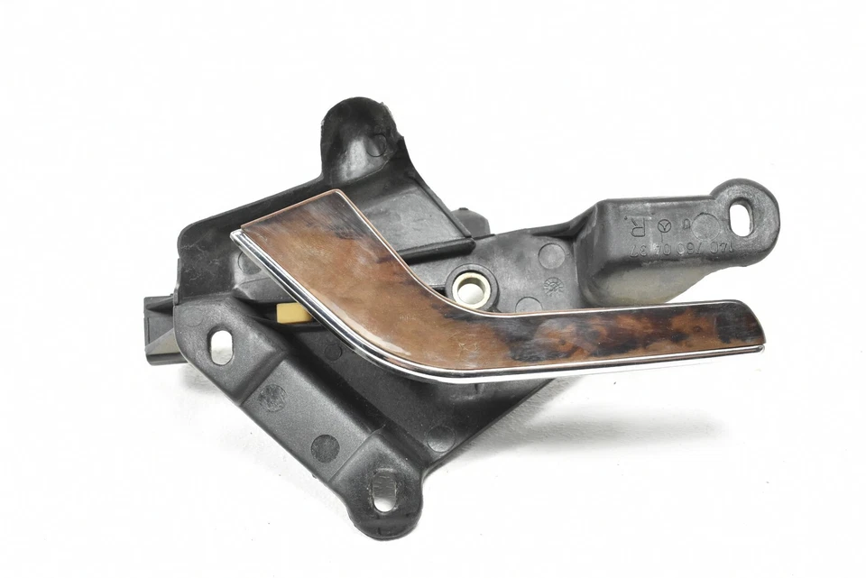 Mercedes-Benz W140 CL S500 S600 SEC Puerta de pasajero interior Manija de madera de burlwood AMG Foto 1 de 4