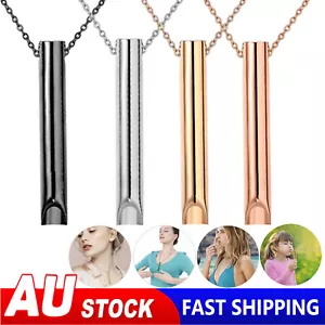 For Anxiety Relief Mindful Breathing Necklace Breathlace Necklace Quit Smoking - Picture 1 of 14