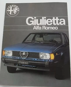 Alfa Romeo Guilietta 1986 (1.3 / 1.6) Prospekt Brochure french Frankreich France - Picture 1 of 3