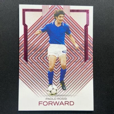 2024 Futera Increíble Paolo Rossi Adelante Púrpura 12/15 Italia 54921 Foto 1 de 2