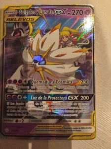 pokemon tcg solgaleo y lunala gx full art colección eclipse cósmico 2019 - Imagen 1 de 3