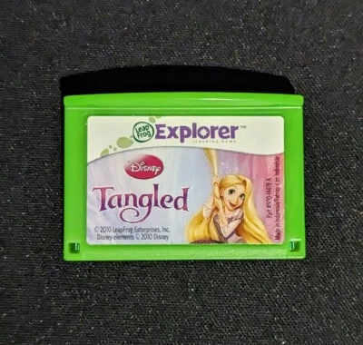 TANGLED LeapFrog Leapster / LeapPad Explorer DISNEY Game Cartridge - TESTED - Image 1 of 4