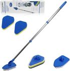 2 in 1 Shower Cleaning Brush Scrub Brush Shower Scrubber for Cleaning 37”