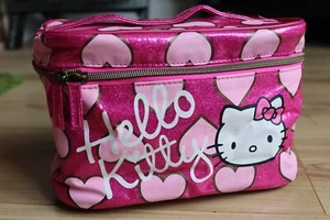 Sanrio Hello Kitty Pink Glitter Accessories Tote Bag Women's 2015 - Picture 1 of 7