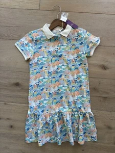 New with tag 12 y old - Stunning Bonpoint Polo dress Liberty Fabric - Picture 1 of 3