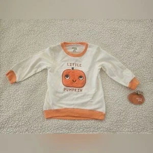 Maglione Chick Pea "Mommy's Little Pumpkin" panna e arancione taglia 18mo - Foto 1 di 7
