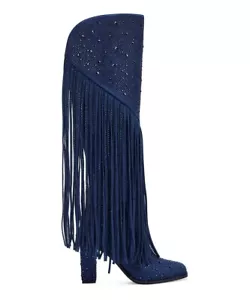 JESSICA SIMPSON Navy Baby Asire Knee-High BOOT, Size 6.5 M Brand new in box. - Picture 1 of 11