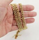 14kt Yellow Gold Semi Solid Curb Chain 26.1/2 Inches Long X(w)6.55mm