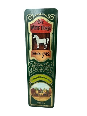Vintage The White Horse Whisky Scottish Tin Scotland Same-Day Shipping￼ Nice Wow - Image 1 of 4