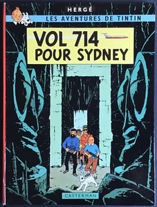 TINTIN Vol 714 pour Sydney B37 Dos imprimé EO 2ème tirage 1968 Très bon état - Imagen 1 de 22