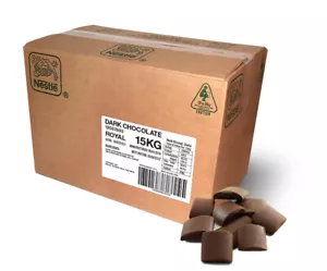 NEW Nestle Royal Dark Couverture Chocolate 15kg Cake Decorating Cake Baker - Picture 1 of 1