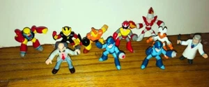 Lot of 10 Vintage Mega Man PVC Mini Figures 1995 Capcom Rare - Picture 1 of 1