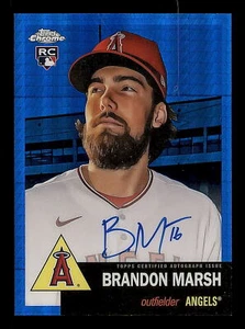 2022 Topps Chrome Platinum AU, /99 Brandon Marsh - Picture 1 of 2