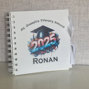Class of 2025 Leavers School Memory Message Scrapbook Journal End of Term - Picture 1 of 3
