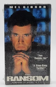 Ransom (1996) Starring Mel Gibson VHS - New - Imagen 1 de 3