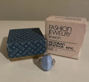 Avon Vintage 1982 Victorian Splendor Ring - Sz 5 - Picture 1 of 4