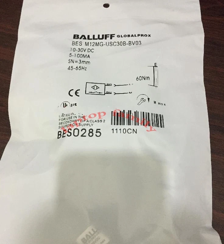 1pc Balluff Bes M12mg-usc30b-bv03 Proximity Sensor ZS