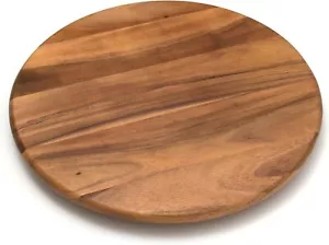 Lipper International Acacia Wood 18" Lazy Susan Kitchen Turntable - Picture 1 of 8