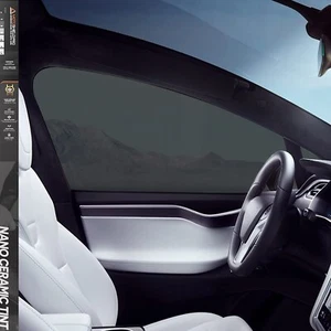 50% Uncut Nano Ceramic Window Tint Film Roll 30” in x 5' ft Blocks 99% Heat/UV - Foto 1 di 8