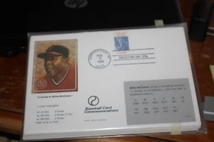 Lot Of 100 Willie McCovey 6x9 1st Day issue stamp Giants Coopetstown 1986 HOF - Picture 1 of 5