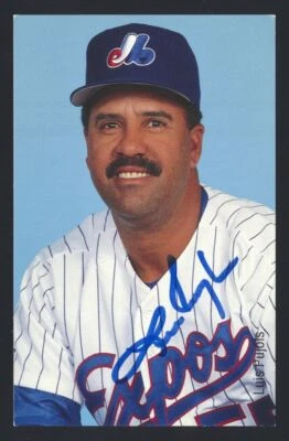 LUIS PUJOLS 1990s Montreal Expos SIGNED Photo  - Image 1 of 3