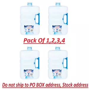 1-4 Pack Large Reusable 3 Gallon Water Bottle Jug Container BPA Free Home Office - Picture 1 of 18