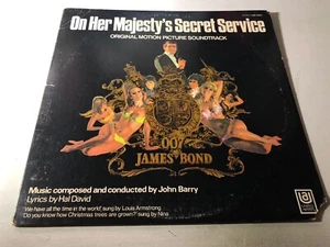 John Barry – On Her Majesty's Secret Service (1969) Vinyl Record UAS 5204 - Picture 1 of 3