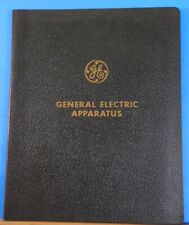 General Electric Apparatus 1951 Custom Built Catalog Stapled and Tabbed