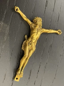 Christus Kruzifix Bronze vergoldet alt - Bild 1 von 15