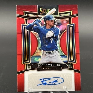 2024 Panini Select - Signatures Bobby Witt Jr. #SIG-BWJ Red Prizm #/99 - Bild 1 von 2