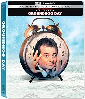 New Steelbook Groundhog Day 30th Anniversary Ed (4K / Blu-ray + Digital) - Image 1 of 2