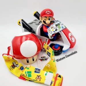 *Popcorn Bucket & Sipper Set* EPIC Universe Super Nintendo World Mario Kart - Picture 1 of 12