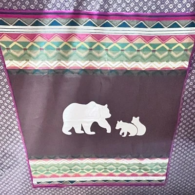 Pendleton Yellow Stone Grizzly Bear Family 64”x80” Blanket 206 Of 250 - Image 1 of 4