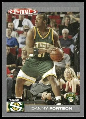 2004-05 Topps Total #103 Danny Fortson Silver Seattle SuperSonics casi nuevo+ Foto 1 de 2