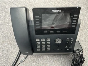 Yealink SIP-T46U Ultra-Elegant Gigabit VoIP 4.3-inch LCD Business Desktop Phone - Picture 1 of 4