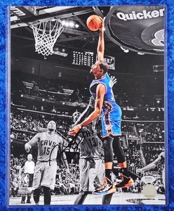 Kevin Durant Signed ~ Oklahoma City Thunder ~ 11x14 Photo KD AUTO + PSA Sticker - Bild 1 von 3
