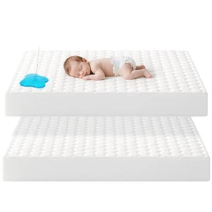 Tivellary 2er Pack Wasserdichter Kinderbett Matratzenschutz, 52 Zoll x 28 Zoll Babybett Matt... - Bild 1 von 7